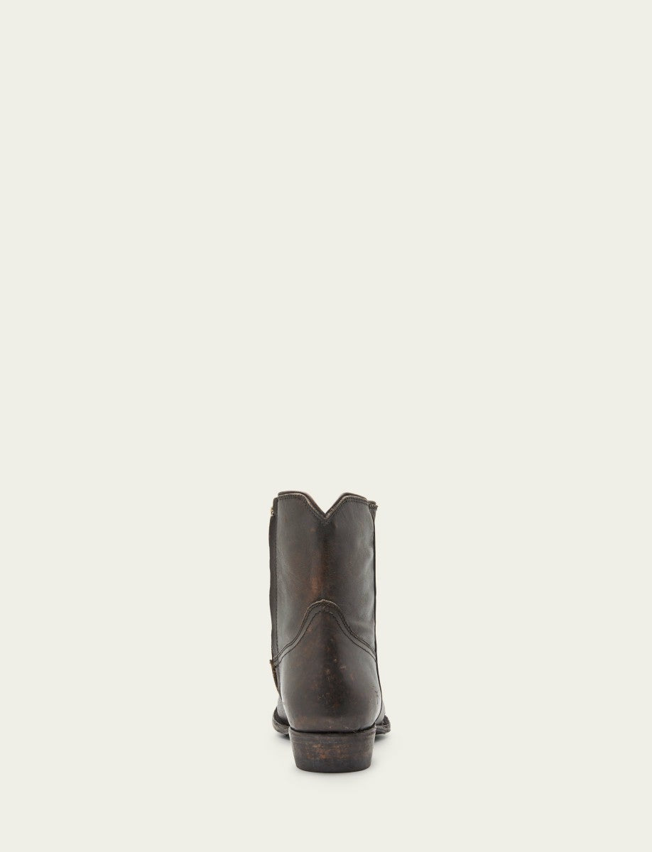 FRYE Men’s Antique Black Austin Inside Zip Leather Boots