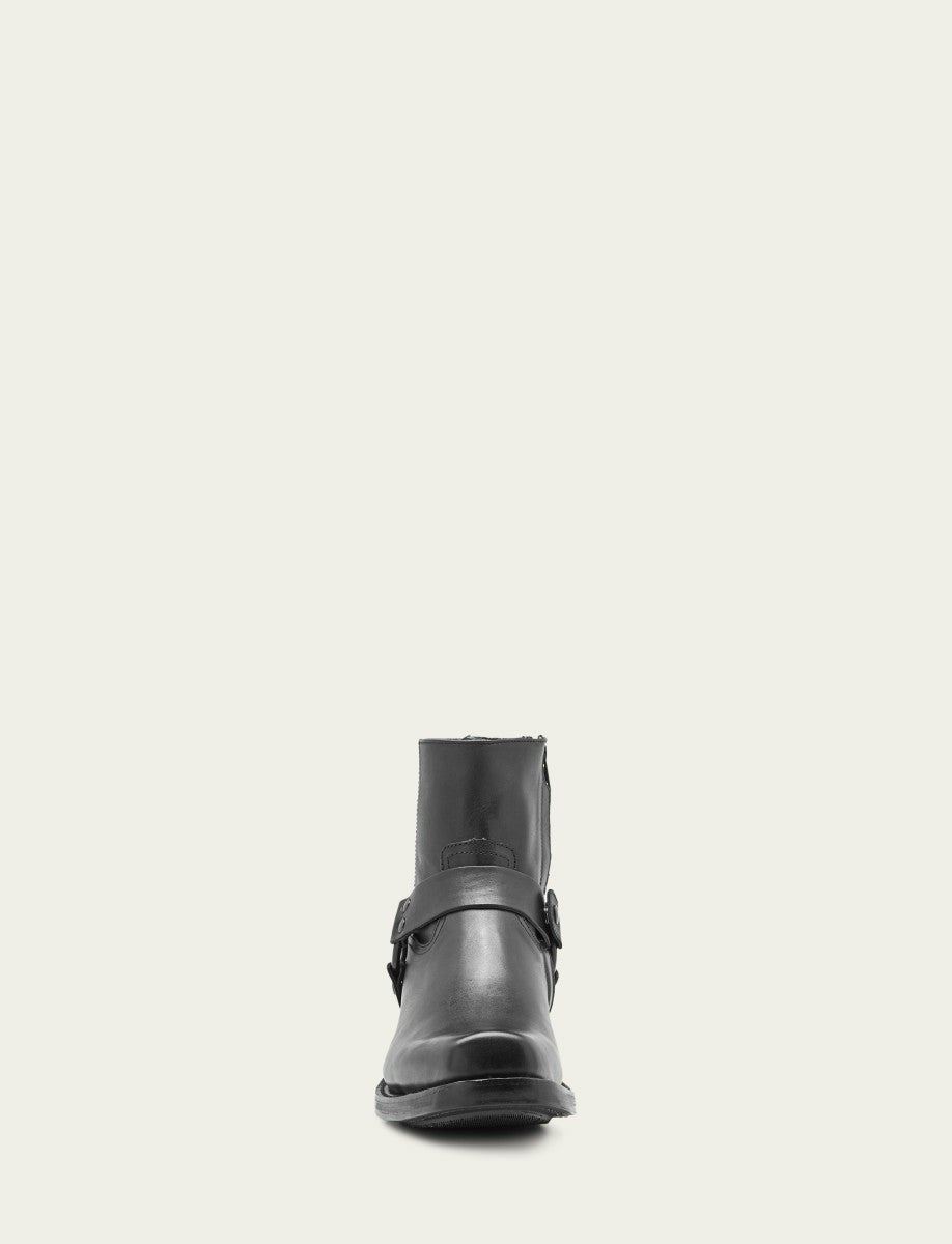 FRYE Men’s Black Conway Harness Leather Boots