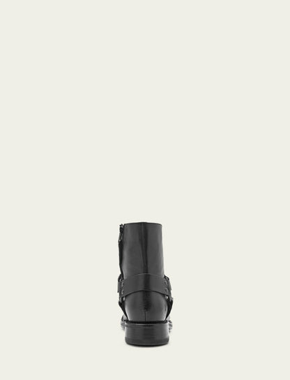 FRYE Men’s Black Conway Harness Leather Boots