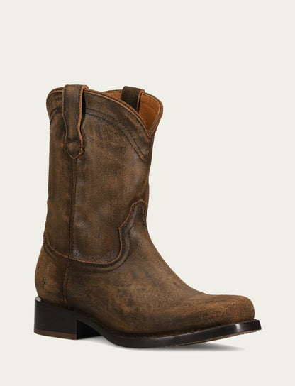 FRYE Men’s Chocolate Vintage Leather Campus Roper Boots