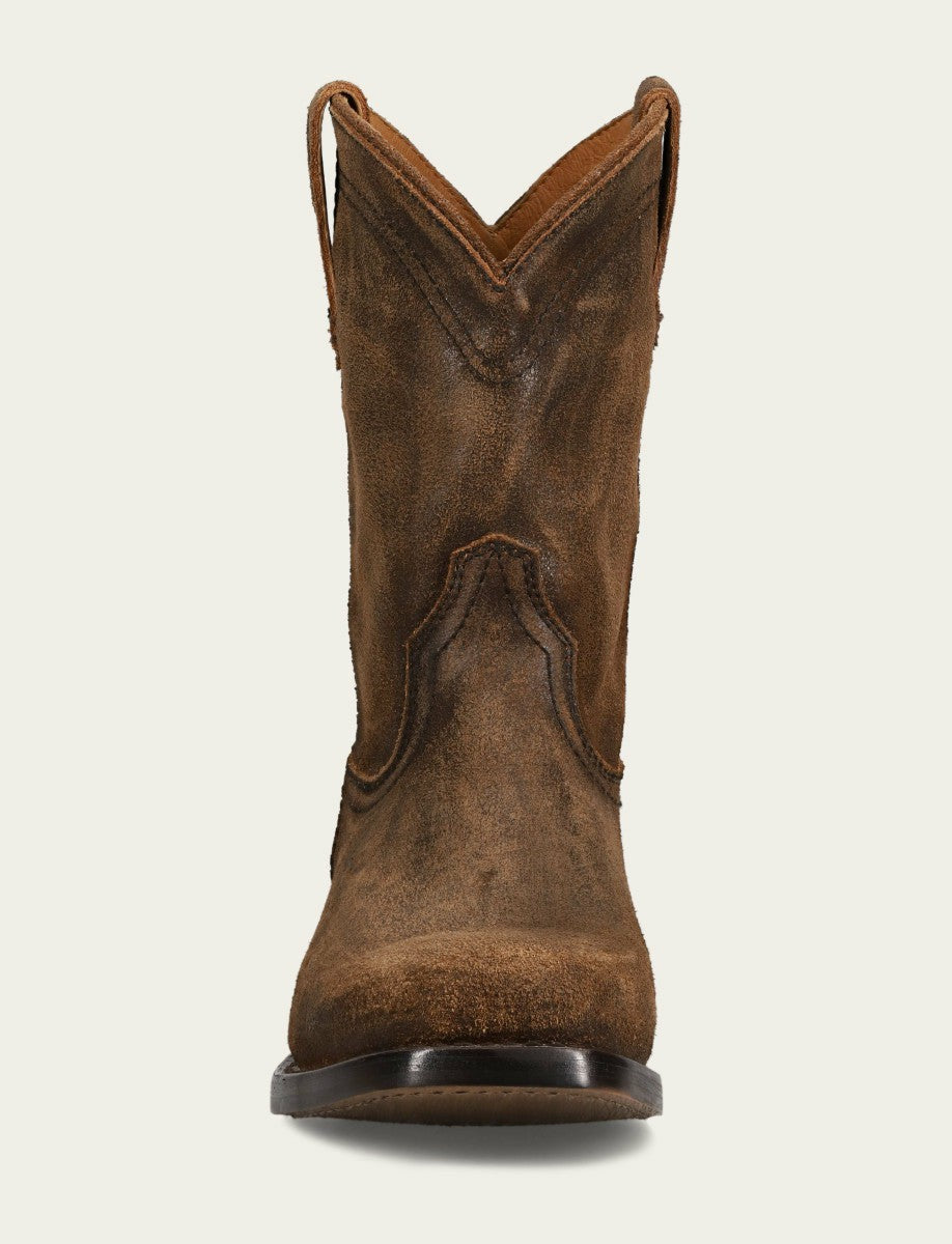 FRYE Men’s Chocolate Vintage Leather Campus Roper Boots