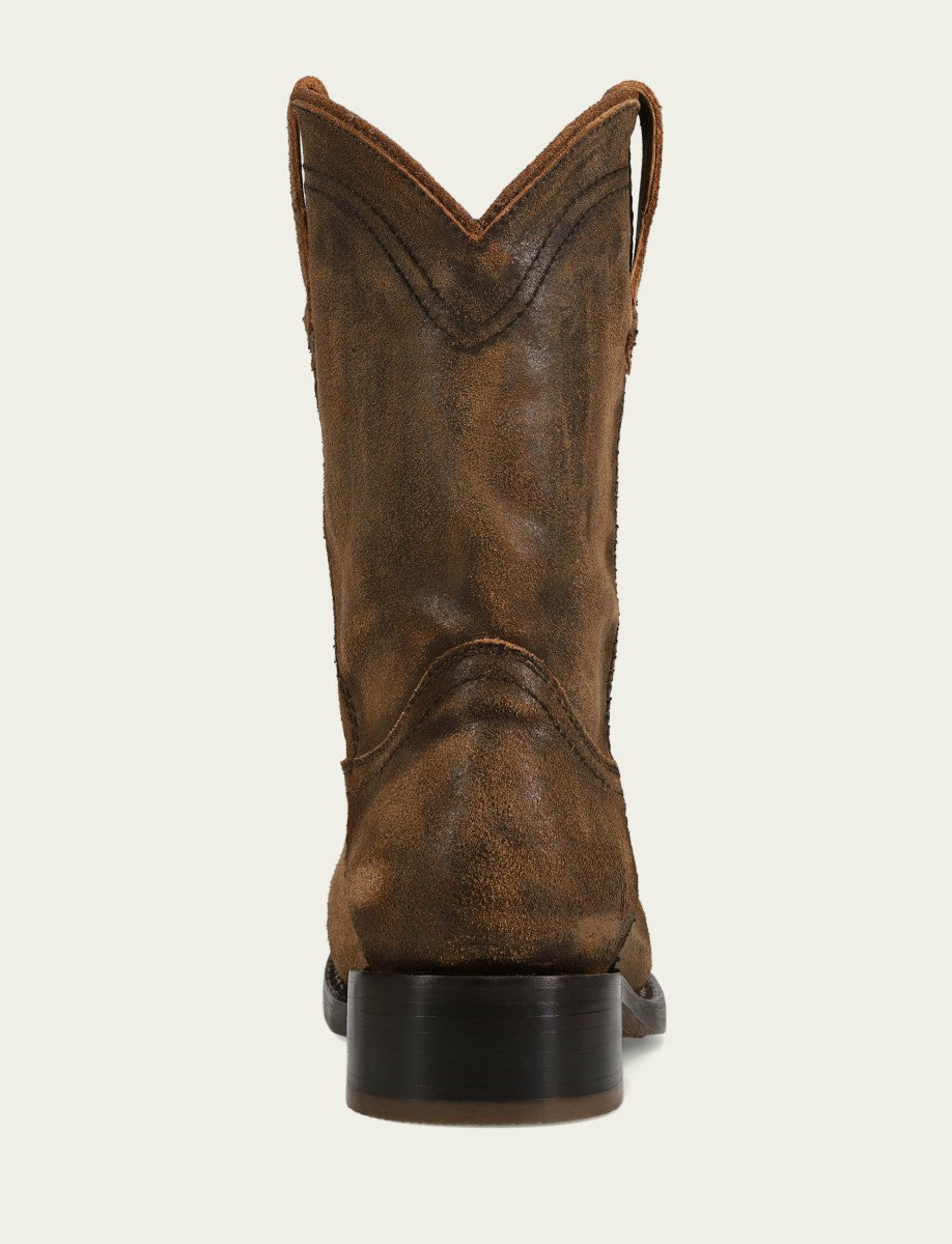 FRYE Men’s Chocolate Vintage Leather Campus Roper Boots