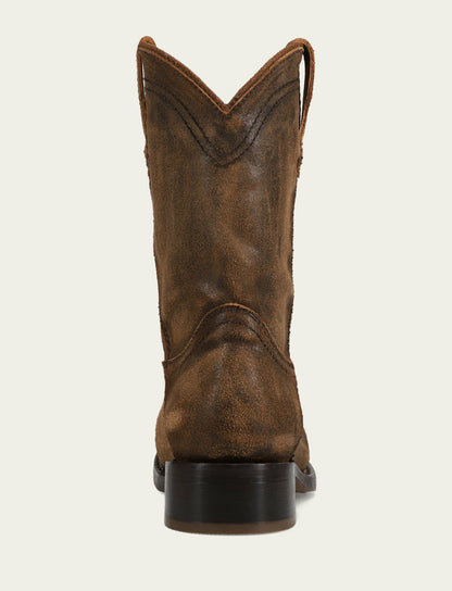 FRYE Men’s Chocolate Vintage Leather Campus Roper Boots