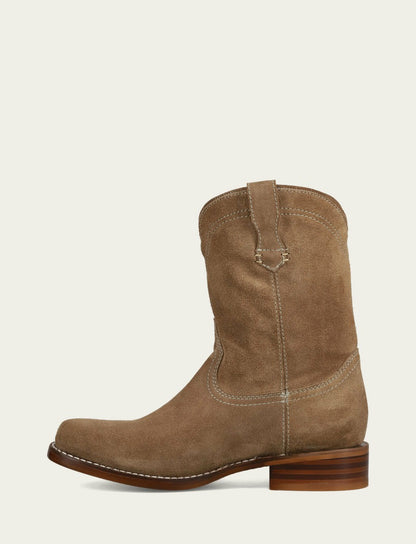 FRYE Men's Mushroom Suede Campus Roper Boots