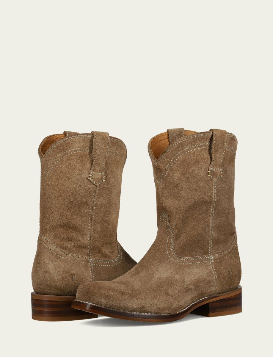 FRYE Men's Mushroom Suede Campus Roper Boots