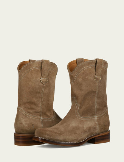 FRYE Men's Mushroom Suede Campus Roper Boots