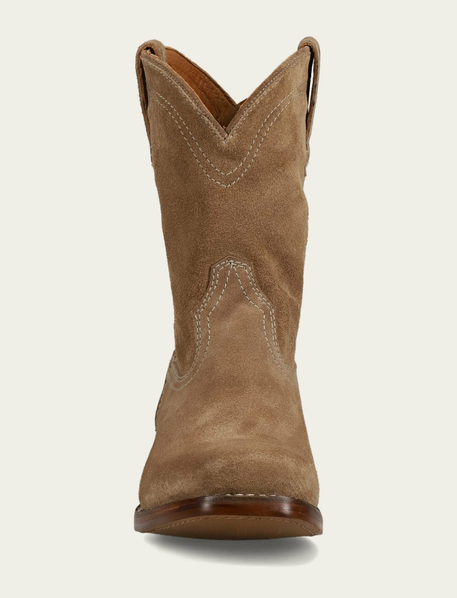 FRYE Men's Mushroom Suede Campus Roper Boots