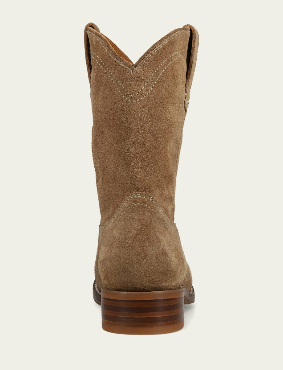 FRYE Men's Mushroom Suede Campus Roper Boots