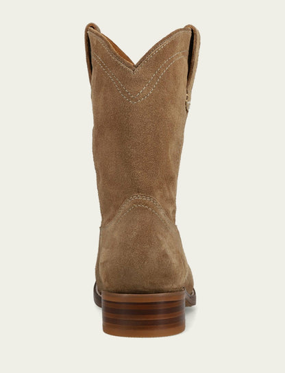 FRYE Men's Mushroom Suede Campus Roper Boots