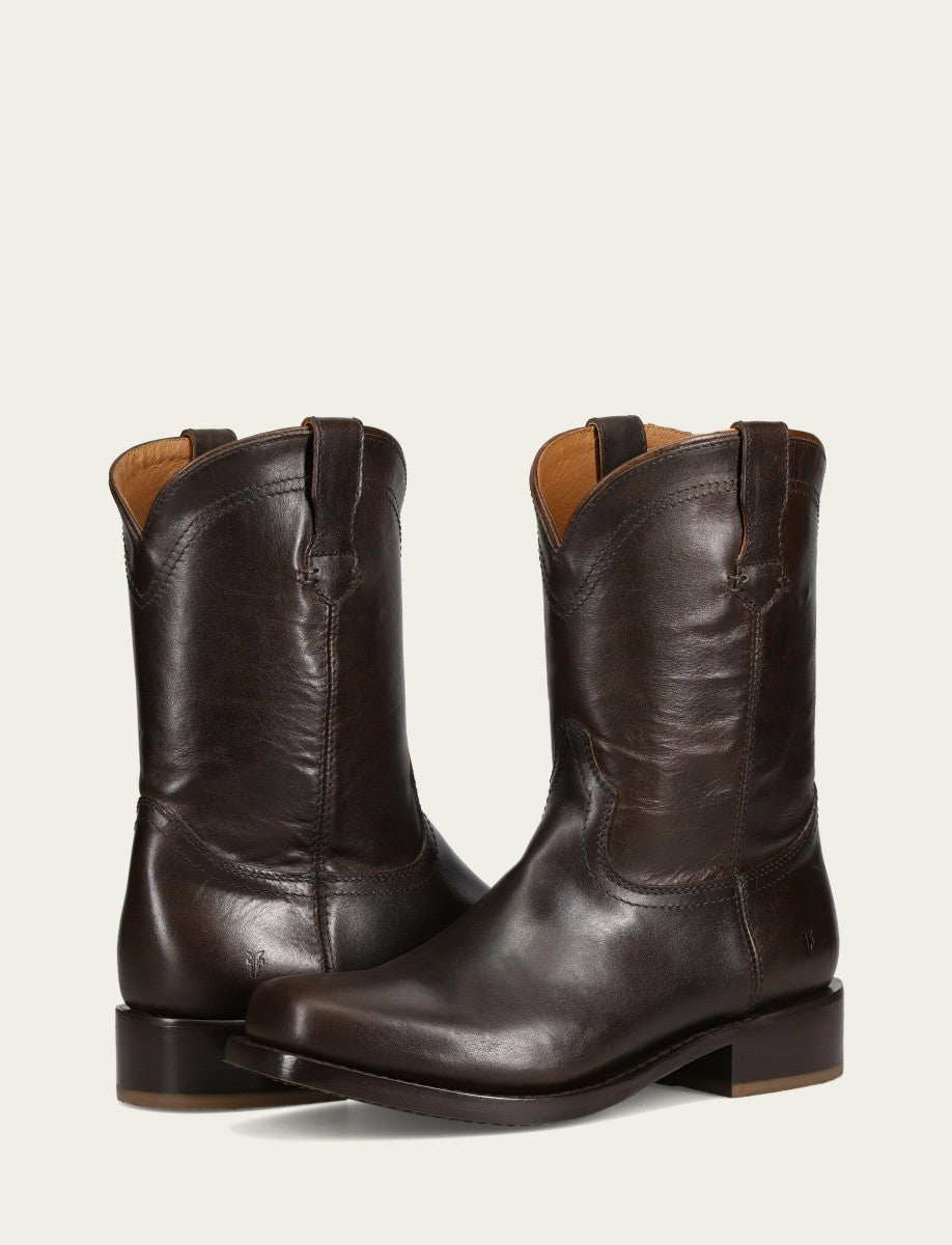 FRYE Men's Bourbon Campus Roper Western Boot