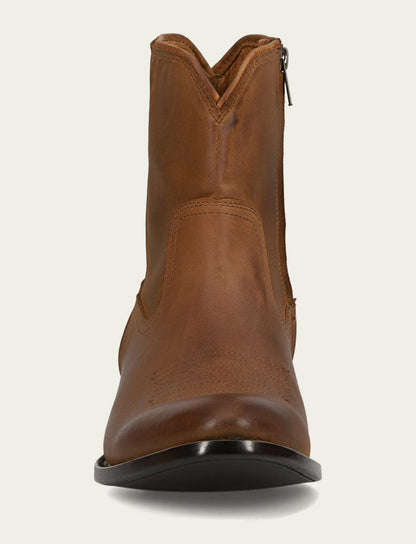 FRYE Men’s Latte Austin Inside Zip Leather Boots