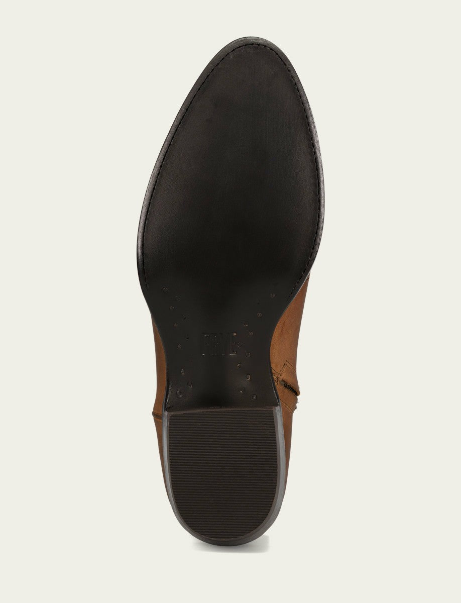 FRYE Men’s Latte Austin Inside Zip Leather Boots