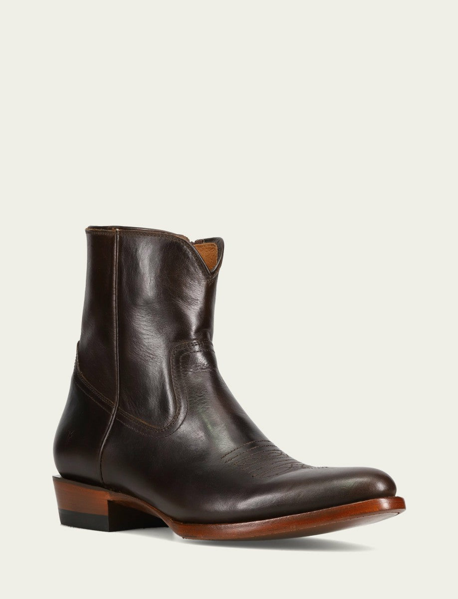 FRYE Men's Bourbon Austin Inside Zip Western Boot
