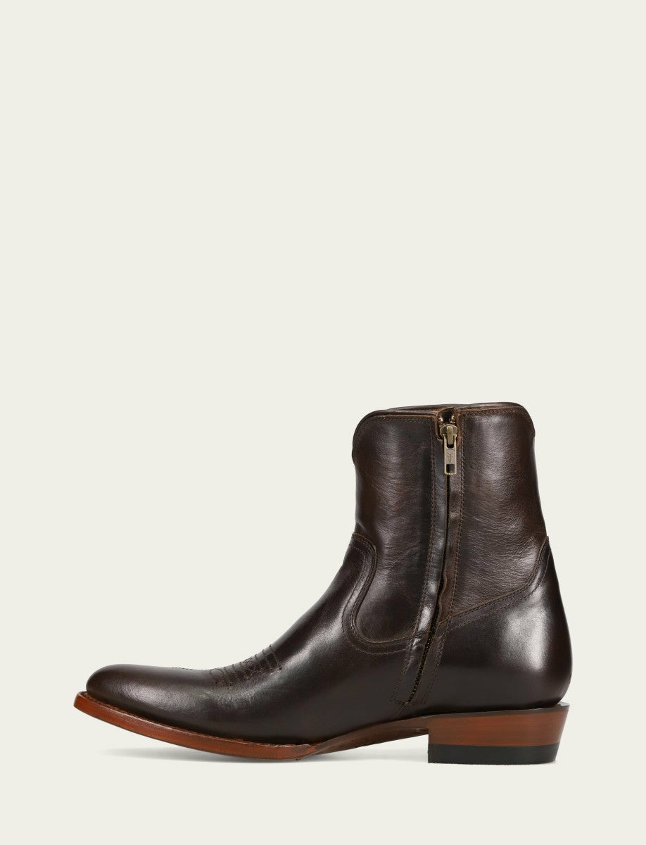 FRYE Men's Bourbon Austin Inside Zip Western Boot