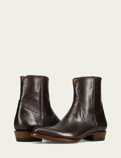 FRYE Men's Bourbon Austin Inside Zip Western Boot