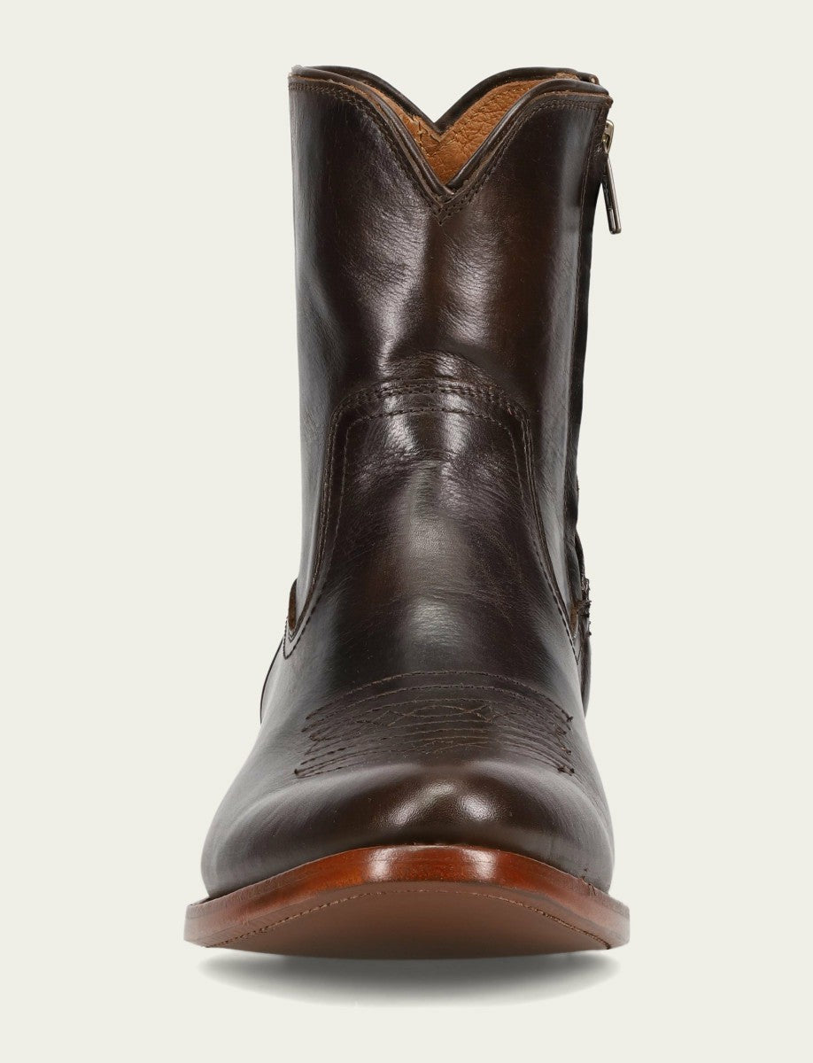 FRYE Men's Bourbon Austin Inside Zip Western Boot