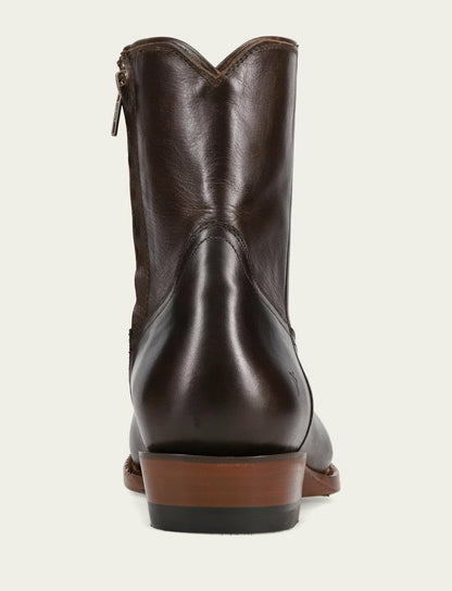 FRYE Men's Bourbon Austin Inside Zip Western Boot