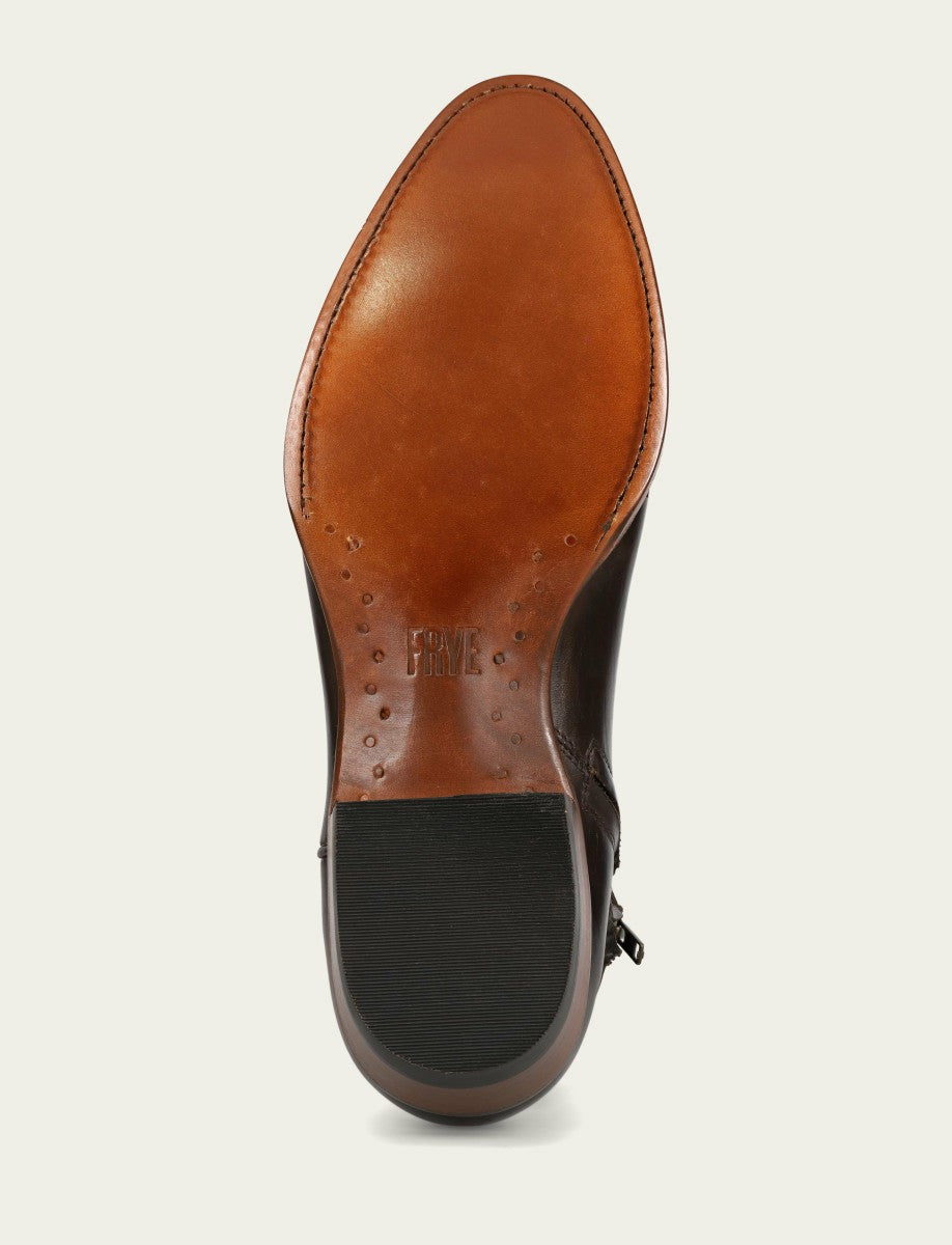 FRYE Men's Bourbon Austin Inside Zip Western Boot