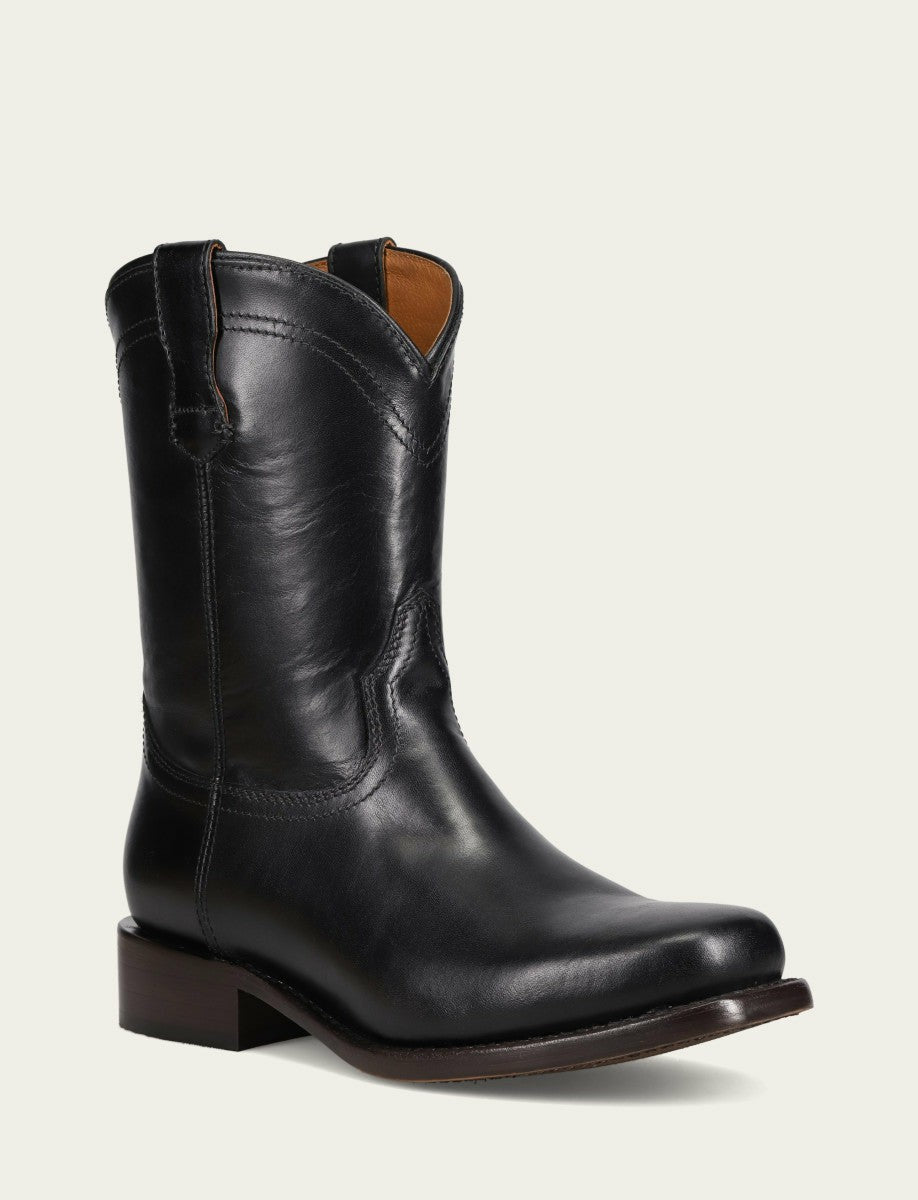 FRYE Men's Black Campus Roper Western Boot