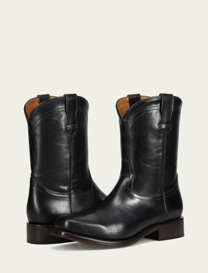 FRYE Men's Black Campus Roper Western Boot
