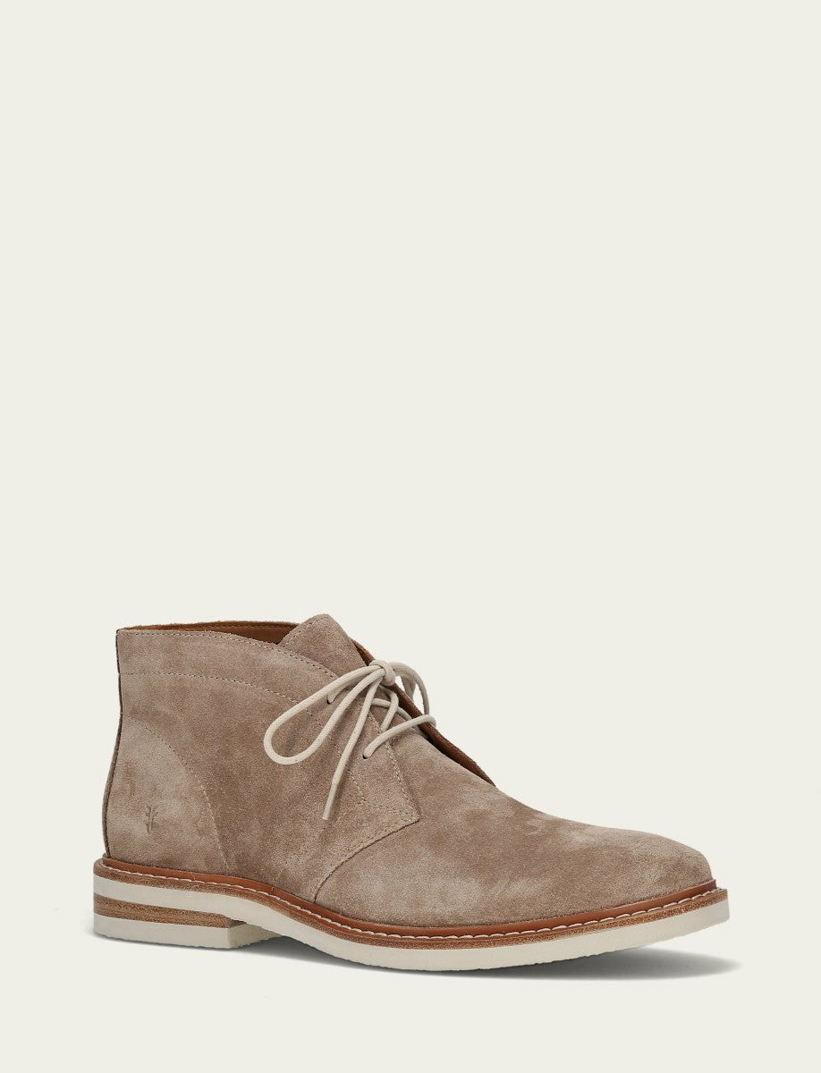 FRYE Men’s Mushroom Paul Chukka Lite Suede Leather Boots