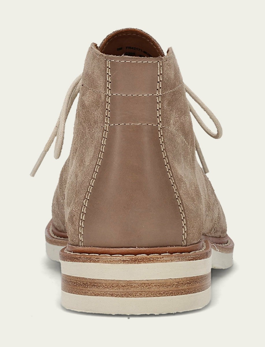 FRYE Men’s Mushroom Paul Chukka Lite Suede Leather Boots