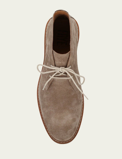 FRYE Men’s Mushroom Paul Chukka Lite Suede Leather Boots