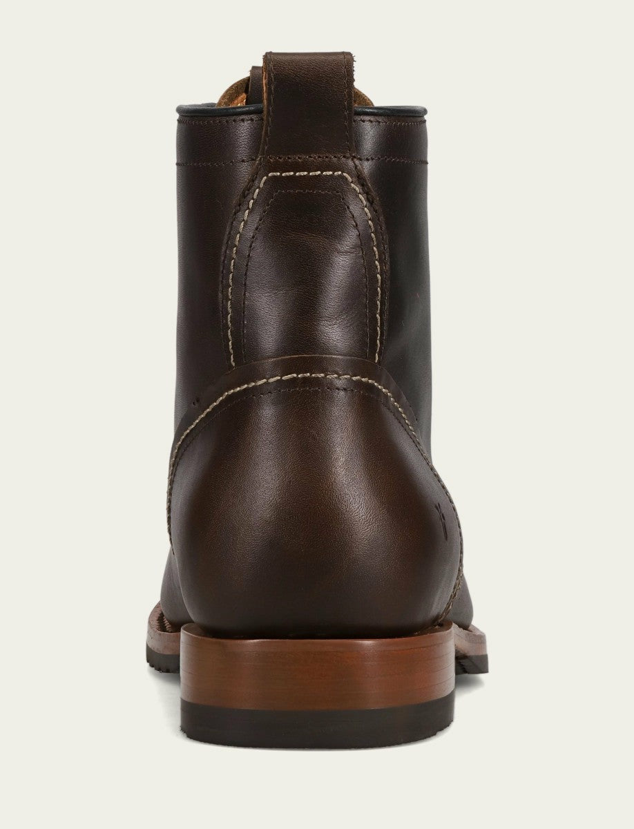 FRYE Men's Bourbon Hudson Workboot Plain Toe