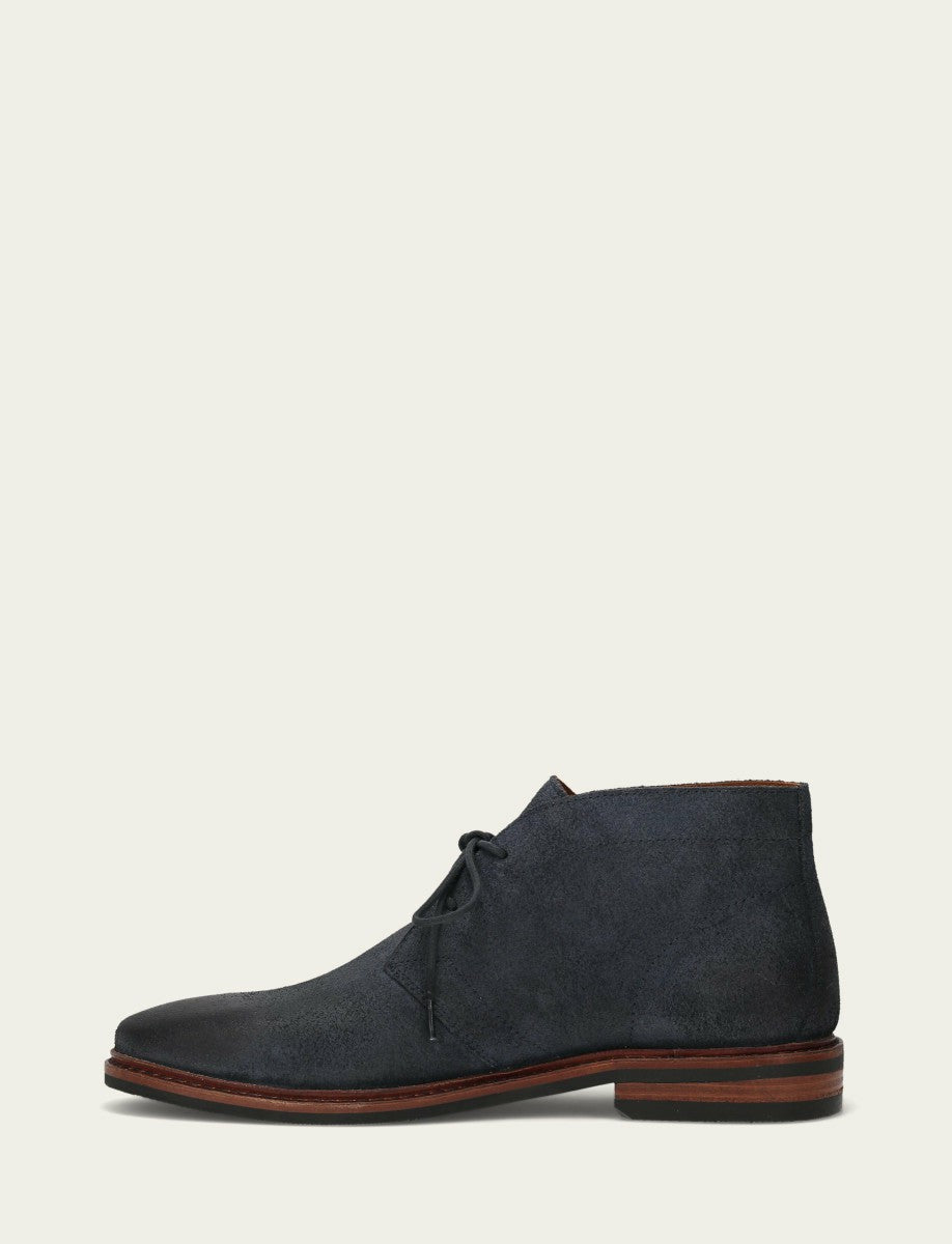 FRYE Men's Midnight Waxed Suede Paul Chukka Boot