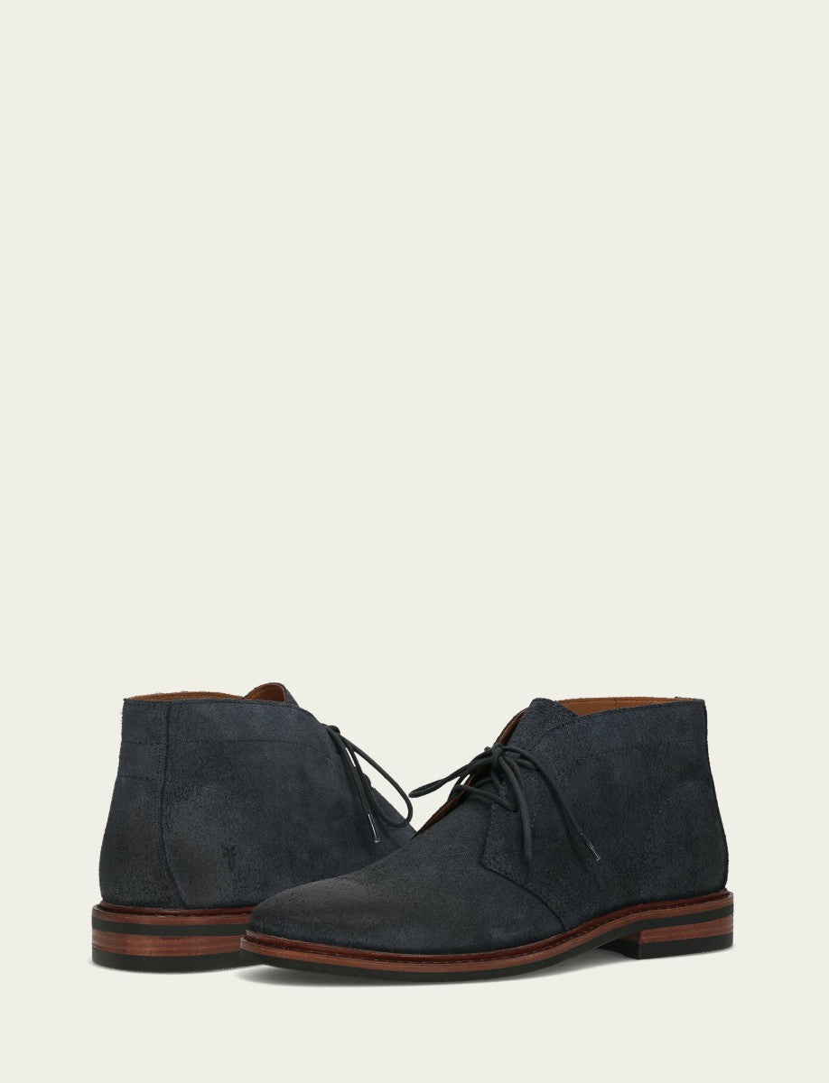 FRYE Men's Midnight Waxed Suede Paul Chukka Boot