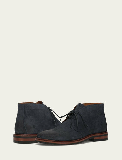 FRYE Men's Midnight Waxed Suede Paul Chukka Boot