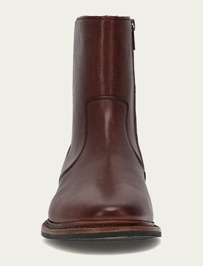 FRYE Men's Brown Paul Inside Zip Boot