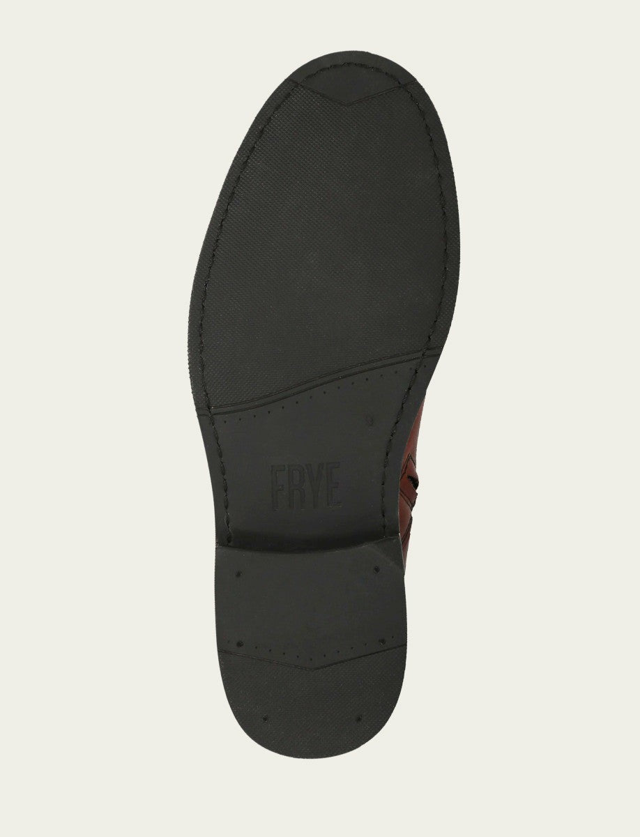 FRYE Men's Brown Paul Inside Zip Boot