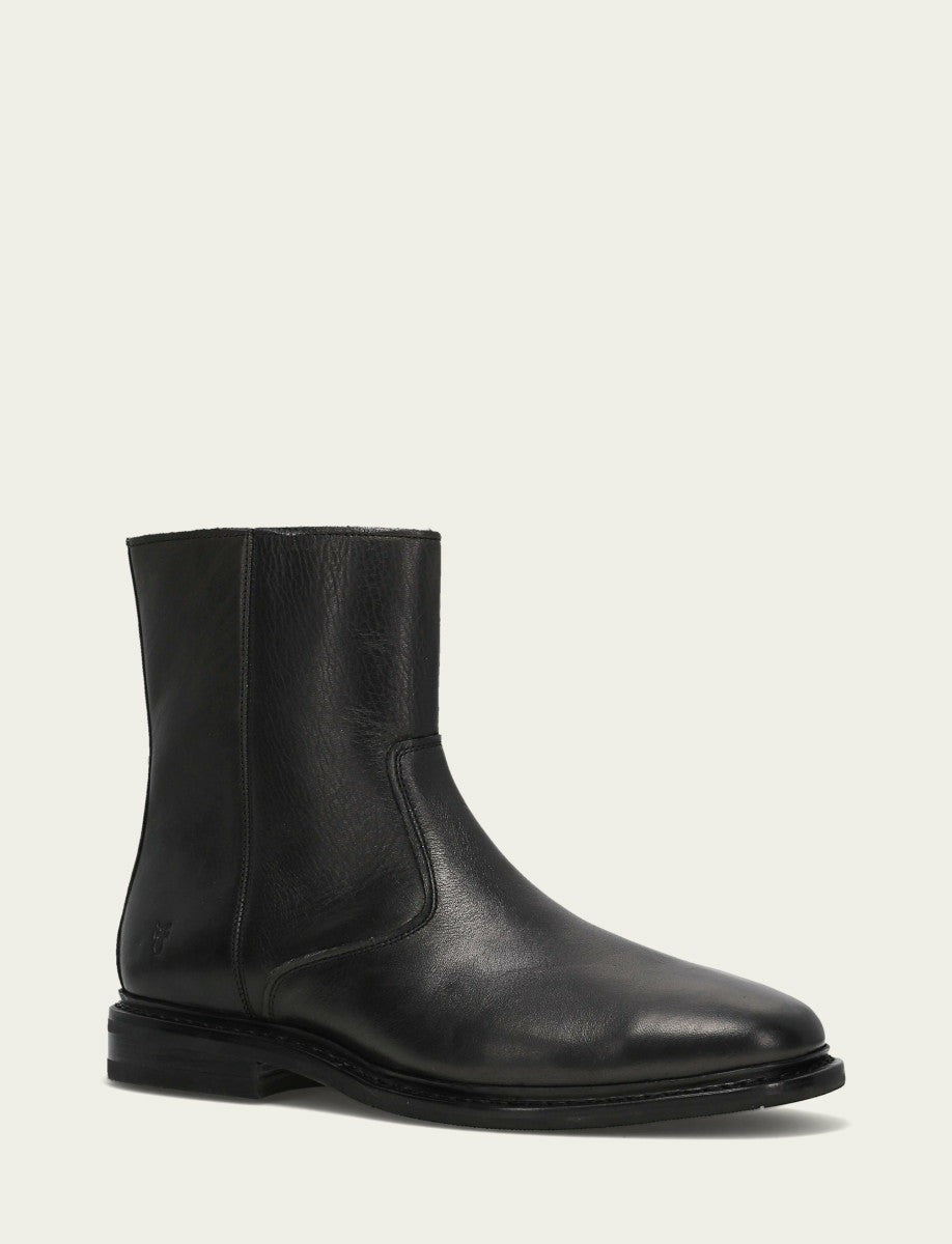 FRYE Men's Black Paul Inside Zip Boot