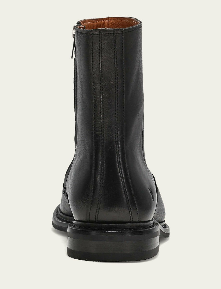 FRYE Men's Black Paul Inside Zip Boot