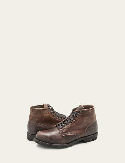 FRYE Men's Dark Brown Prison Boots