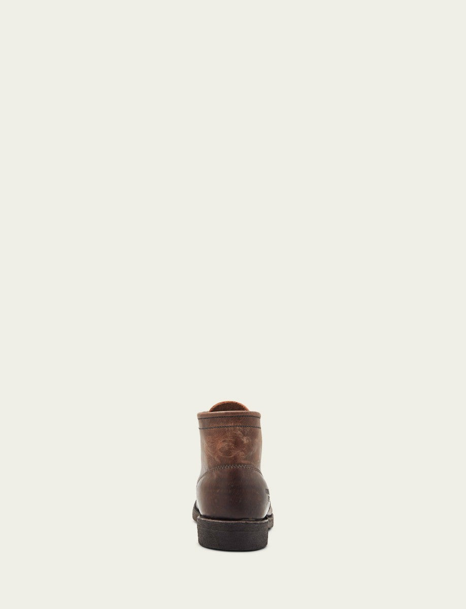 FRYE Men's Dark Brown Prison Boots