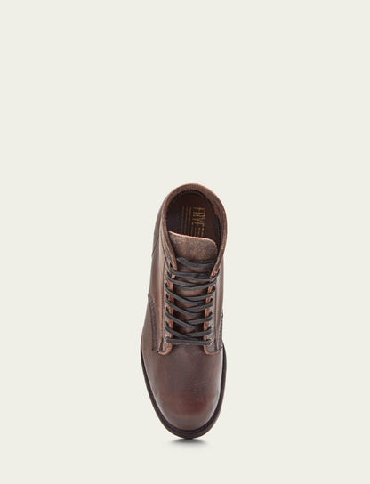 FRYE Men's Dark Brown Prison Boots