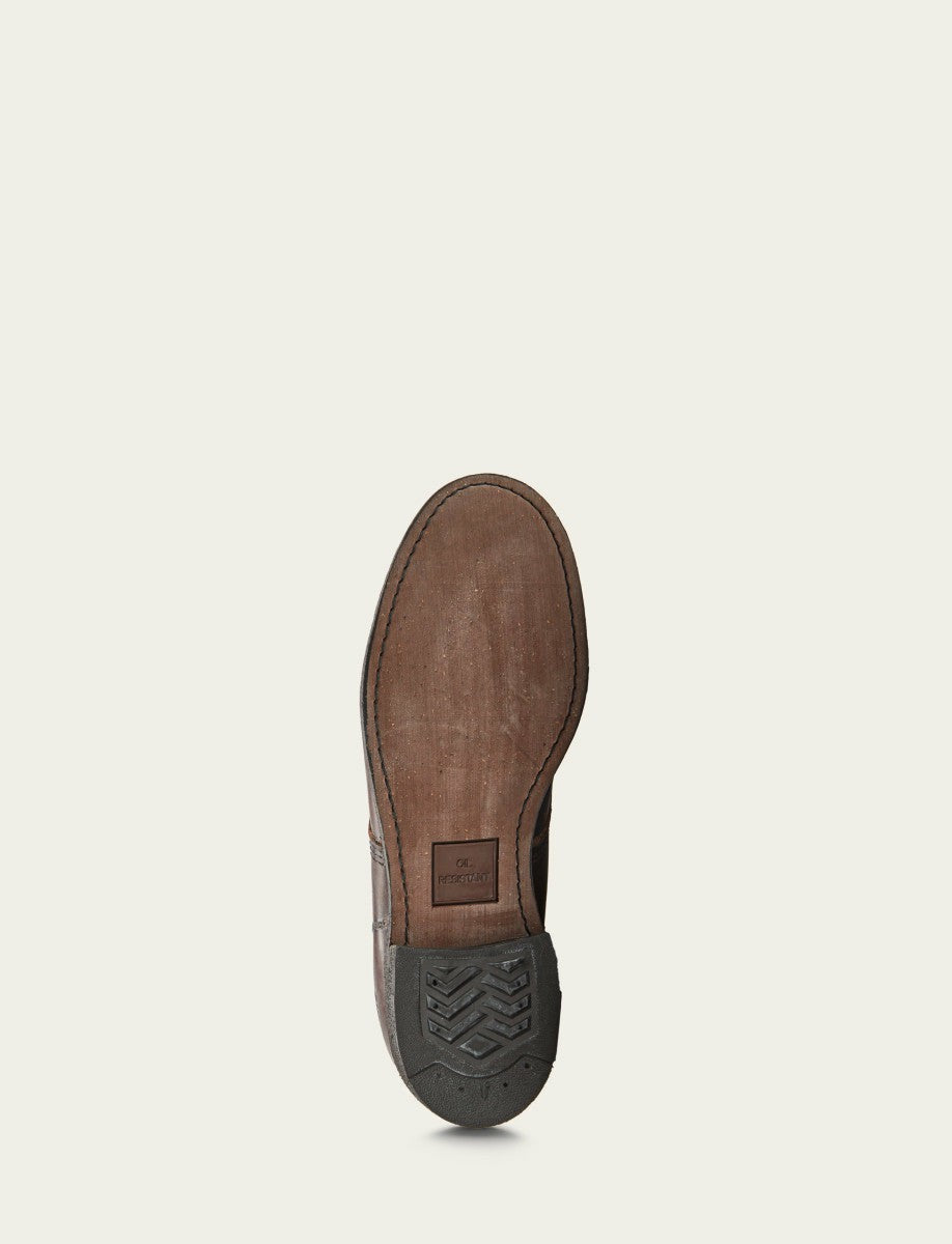 FRYE Men's Dark Brown Prison Boots