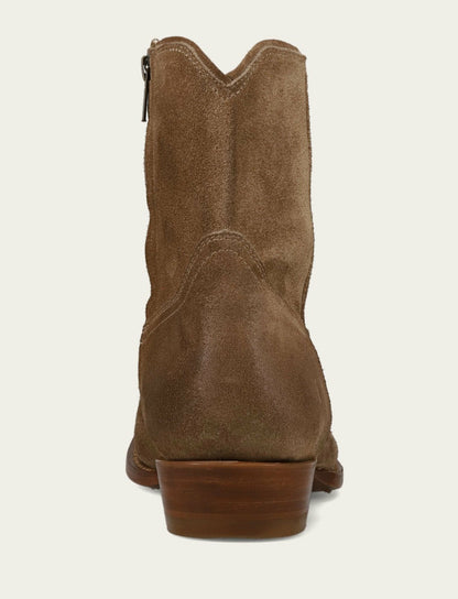 FRYE Men’s Mushroom Austin Inside Zip Suede Boots