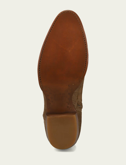 FRYE Men’s Mushroom Austin Inside Zip Suede Boots