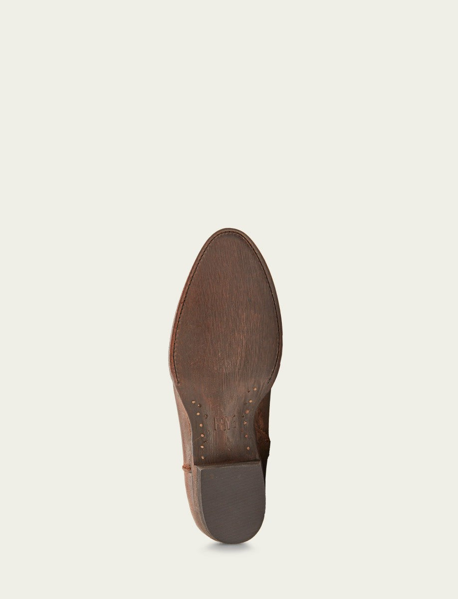 FRYE Men's Brown Austin Inside Zip Boots
