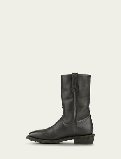 FRYE Men's Black Nash Roper Western Boots