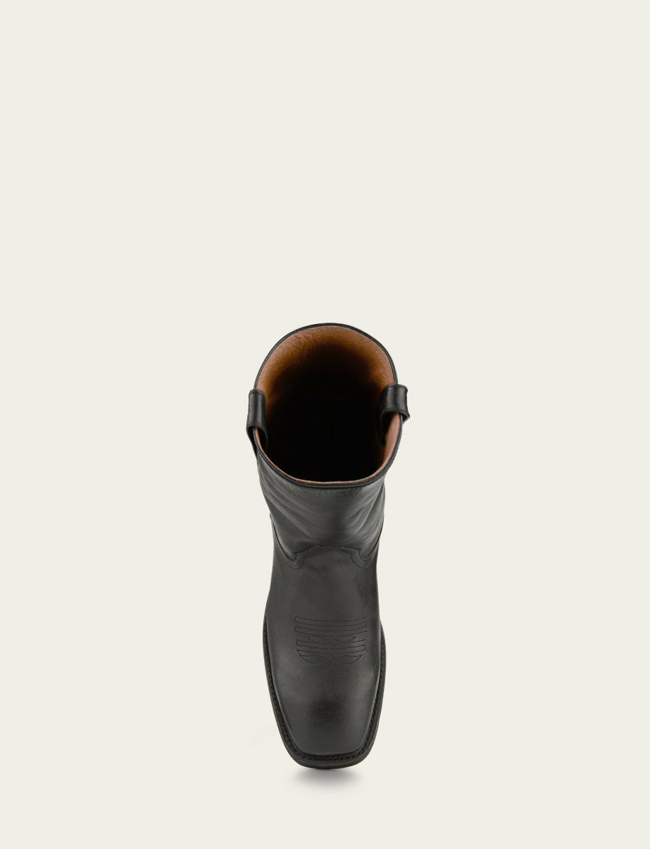 FRYE Men's Black Nash Roper Western Boots
