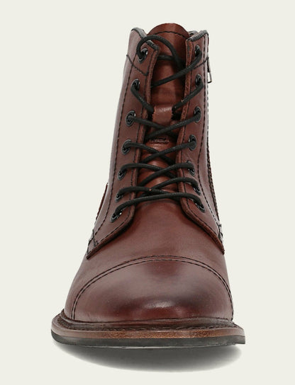 FRYE Men's Brown Paul Mid Lace Boot