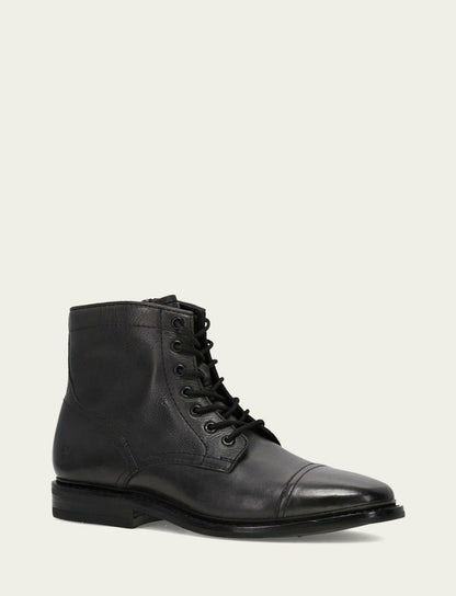 FRYE Men's Black Paul Mid Lace Boot