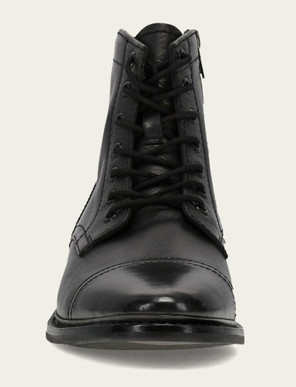 FRYE Men's Black Paul Mid Lace Boot