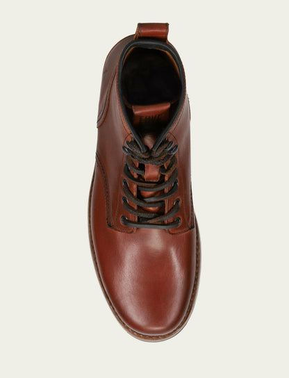 FRYE Men's Whiskey Hudson Workboot Plain Toe Boot