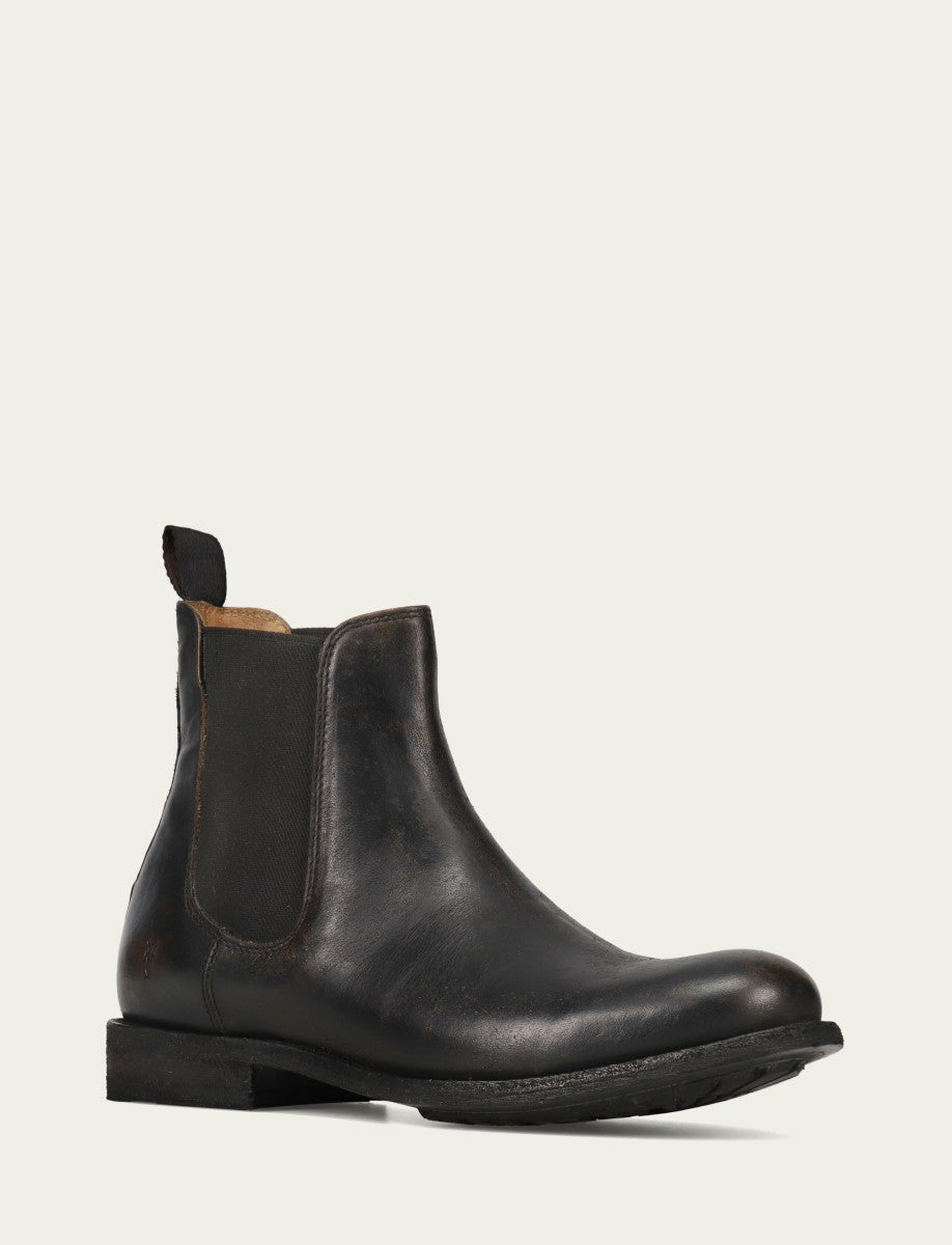 FRYE Men's Antique Black Tyler Flex Chelsea Boots