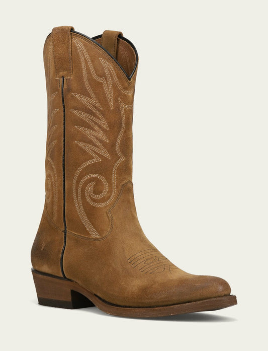 FRYE Men's Mushroom Grady Vintage Stitch Western Boots